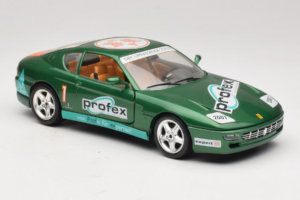 Ferrari 456 GT Profex #1 Zöld 1992 Bburago 1:18 3336-GR1 Fém – 6. kép a 8-ből