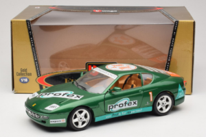 Ferrari 456 GT Profex #1 Zöld 1992 Bburago 1:18 3336-GR1 Fém – 8. kép a 8-ből