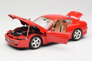 Ferrari 456 GT Piros Bburago 1:18 3036-M1 Fém – 2. kép a 8-ből