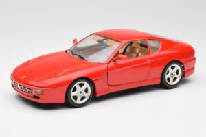 Ferrari 456 GT Piros Bburago 1:18 3036-M1 Fém