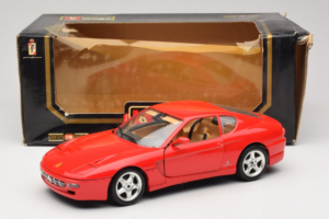 Ferrari 456 GT Piros Bburago 1:18 3046-R1 Fém – 8. kép a 8-ből