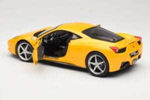 Ferrari 458 Italia Sárga Hot Wheels 1:18 P9894 Fém – 5. kép a 8-ből