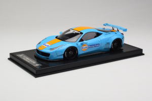 Ferrari 458 LB Works Gulf Blue Orange BBA 1:18 REMC033 Gyanta – 2. kép a 7-ből