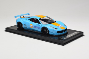 Ferrari 458 LB Works Gulf Blue Orange BBA 1:18 REMC033 Gyanta – 4. kép a 7-ből