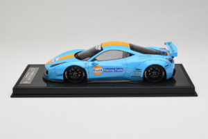 Ferrari 458 LB Works Gulf Blue Orange BBA 1:18 REMC033 Gyanta