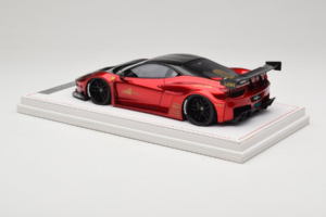 Ferrari 458 Liberty Walk LB-Silhouette WORKS GT Candy Piros IVY 1:18 REMC003 Gyanta – 5. kép a 6-ből
