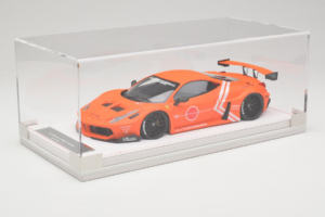 Ferrari 458 Liberty Walk LB-Silhouette WORKS GT Narancssárga IVY 1:18 REMC002 Gyanta – 2. kép a 6-ből