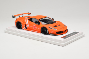 Ferrari 458 Liberty Walk LB-Silhouette WORKS GT Narancssárga IVY 1:18 REMC002 Gyanta – 4. kép a 6-ből