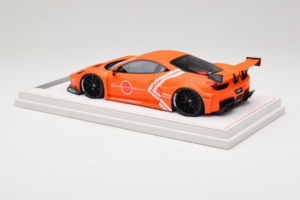 Ferrari 458 Liberty Walk LB-Silhouette WORKS GT Narancssárga IVY 1:18 REMC002 Gyanta – 5. kép a 6-ből