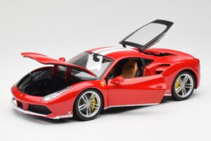 Ferrari 488 GTB Piros Bburago 1:18 18-76102 Fém – 2. kép a 8-ből
