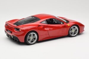 Ferrari 488 GTB Piros Bburago 1:18 18-16008 Fém – 3. kép a 8-ből