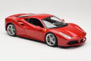 Ferrari 488 GTB Piros Bburago 1:18 18-16008 Fém – 6. kép a 8-ből