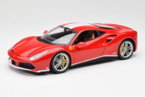 Ferrari 488 GTB Piros Bburago 1:18 18-76102 Fém