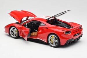 Ferrari 488 GTB Piros Bburago 1:18 18-76102 Fém – 5. kép a 8-ből