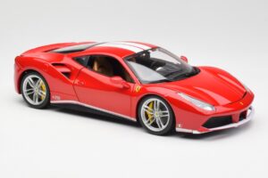 Ferrari 488 GTB Piros Bburago 1:18 18-76102 Fém – 6. kép a 8-ből