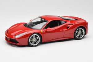 Ferrari 488 GTB Piros Bburago 1:18 18-16008 Fém