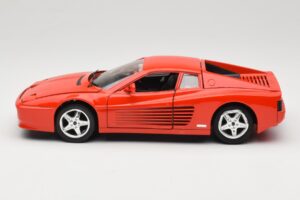 Ferrari 512 TR Piros Mira 1:18 6144 Fém – 4. kép a 8-ből