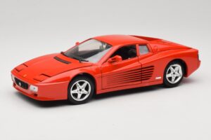 Ferrari 512 TR Piros Mira 1:18 6144 Fém
