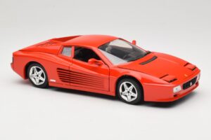 Ferrari 512 TR Piros Mira 1:18 6144 Fém – 6. kép a 8-ből