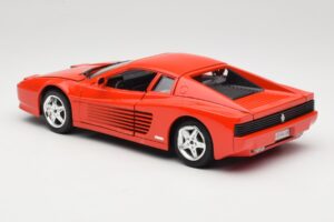 Ferrari 512 TR Piros Mira 1:18 6144 Fém – 7. kép a 8-ből