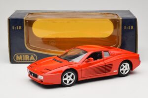 Ferrari 512 TR Piros Mira 1:18 6144 Fém – 8. kép a 8-ből