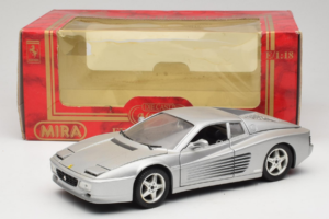 Ferrari 512 TR Ezüst Mira 1:18 6178-B1 Fém – 8. kép a 8-ből