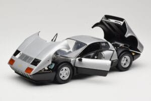 Ferrari 512BB Ezüst Kyosho 1:18 08171S Fém – 2. kép a 8-ből