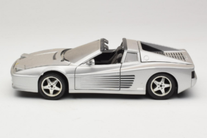 Ferrari 512TR Targa Ezüst Mira 1:18 6175 Fém – 4. kép a 8-ből