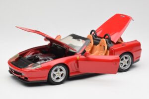Ferrari 550 Barchetta Pininfarina Piros Bburago 1:18 327660 Fém – 2. kép a 8-ből