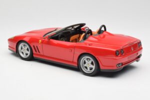 Ferrari 550 Barchetta Pininfarina Piros Bburago 1:18 327660 Fém – 7. kép a 8-ből