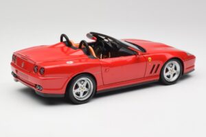 Ferrari 550 Barchetta Rosso Corsa Hot Wheels 1:18 29441 Fém – 3. kép a 8-ből
