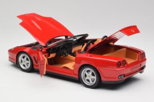 Ferrari 550 Barchetta Rosso Corsa Hot Wheels 1:18 29441 Fém – 5. kép a 8-ből