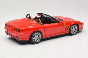 Ferrari 550 Barchetta Rosso Corsa Hot Wheels 1:18 74299294419 Fém – 3. kép a 8-ből