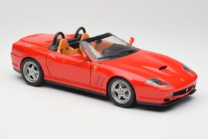 Ferrari 550 Barchetta Rosso Corsa Hot Wheels 1:18 74299294419 Fém – 6. kép a 8-ből