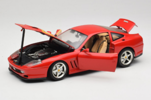 Ferrari 550 Maranello 22 Jahre Ferrari Model Club Piros Bburago 1:18 3064-P2 Fém – 2. kép a 8-ből