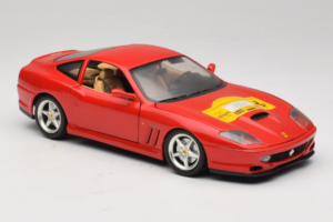 Ferrari 550 Maranello 22 Jahre Ferrari Model Club Piros Bburago 1:18 3064-P2 Fém – 6. kép a 8-ből