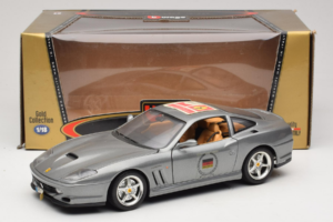 Ferrari 550 Maranello 25 Ferrari Model Club Ezüst Bburago 1:18 3344-S1 Fém – 7. kép a 7-ből
