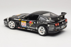 Ferrari 550 Maranello #23 Agrimaster Fekete Bburago 1:18 3344-B2 Fém – 7. kép a 8-ből