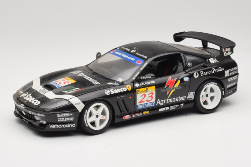 Ferrari 550 Maranello #23 Agrimaster Fekete Bburago 1:18 3344-B2 Fém