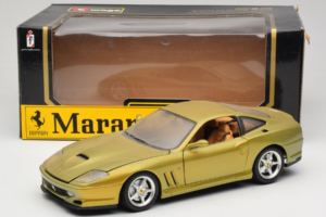 Ferrari 550 Maranello Gold Metallic Braccio & Gotz Bburago 1:18 3044-G1 Fém – 8. kép a 8-ből
