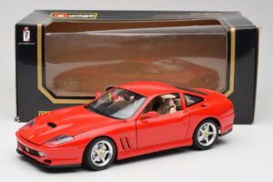Ferrari 550 Maranello Piros Bburago 1:18 3064 Fém – 8. kép a 8-ből