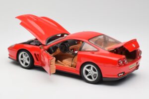 Ferrari 550 Maranello Piros Maisto 1:18 31839 Fém – 5. kép a 8-ből