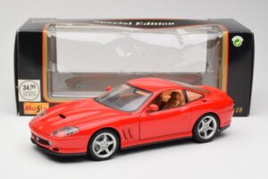 Ferrari 550 Maranello Piros Maisto 1:18 31839 Fém – 8. kép a 8-ből