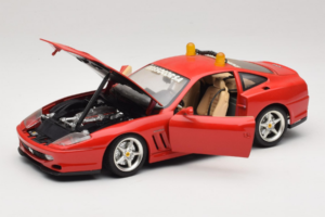 Ferrari 550 Maranello Safety Car Rosso Corsa Bburago 1:18 3064-P1 Fém – 2. kép a 8-ből