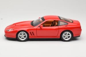 Ferrari 575M Maranello Piros Hot Wheels 1:18 54937 Fém – 4. kép a 8-ből