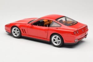 Ferrari 575M Maranello Piros Hot Wheels 1:18 54937 Fém – 7. kép a 8-ből