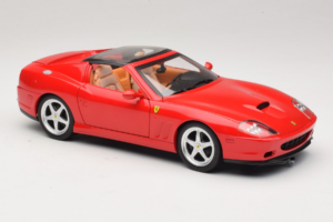 Ferrari 575M Superamerica Piros Hot Wheels 1:18 J2858 Fém – 6. kép a 8-ből
