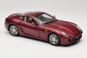 Ferrari 599 GTB Fiorano Sötétvörös Hot Wheels 1:18 M1200 Fém – 6. kép a 8-ből
