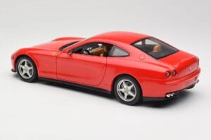 Ferrari 612 Scaglietti Rosso Corsa Hot Wheels 1:18 B6047 Fém – 7. kép a 8-ből