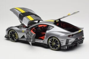 Ferrari 812 Competizione Grigio Coburn Bburago 1:18 18-01647 Fém – 5. kép a 8-ből